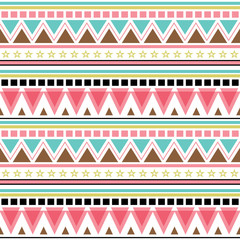 Seamless abstract pattern, with chevron and stripes design