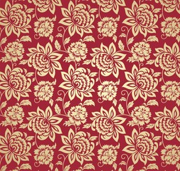 wedding card design, paisley floral pattern , India	