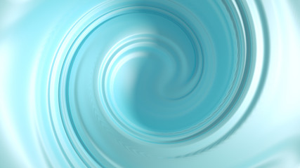 Beautiful turquoise paint splash. 3d illustration, 3d rendering.