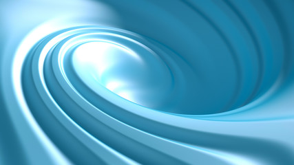 Beautiful turquoise paint splash. 3d illustration, 3d rendering.