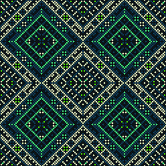 Ethnic Embroidery Decorative Floral Seamless Pattern