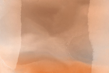 Fototapeta premium Hand painted alcohol ink background. Abstract delicate orange texture. Contemporary autumn wallpaper. 