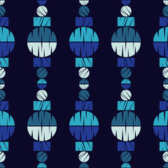 Ethnic boho seamless pattern. Lace. Embroidery on fabric. Patchwork texture. Weaving. Traditional ornament. Tribal pattern. Folk motif. Can be used for wallpaper, textile, wrapping, web. 