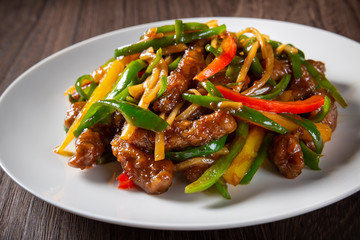 青椒牛肉絲