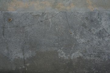 Grunge cement tread texture with grain, stains and cracks.