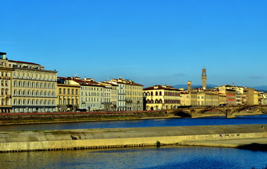 Naklejka premium Florenz in der Abendsonne