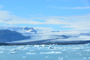 ヨークルスアゥルロゥン氷河湖