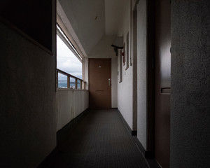 マンションの廊下