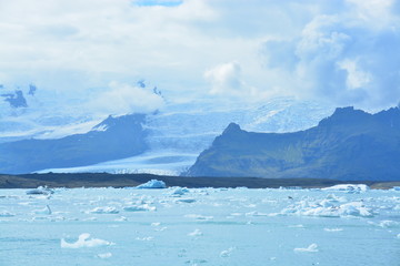 ヨークルスアゥルロゥン氷河湖