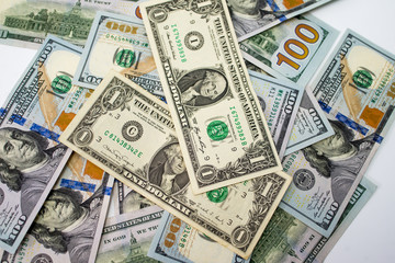 background with dollars banknote