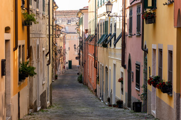 Straat van Castelnuovo Magra, Ligurië