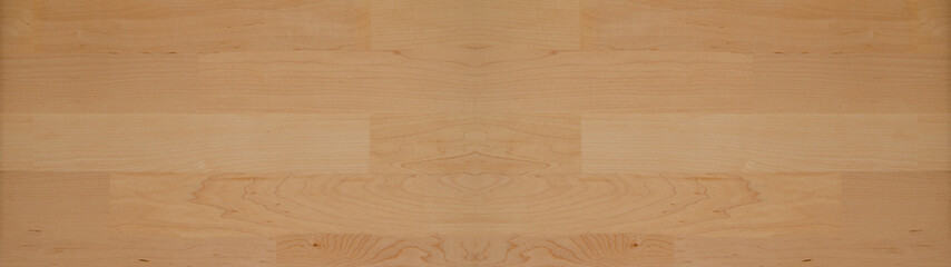 Fototapeta premium braune helle Holztextur - Holz Hintergrund Panorama Banner lang