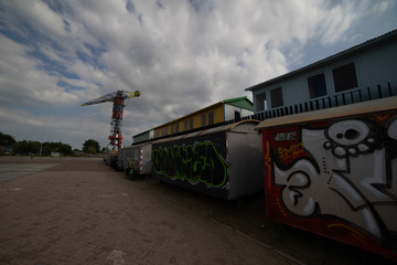 Amsterdam City Urlaub Werft Fluss Gracht Straße Leute Hutweide
