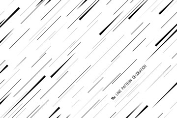 Abstract black line decoration design decorating with triangle shape designed. illustration vector eps10