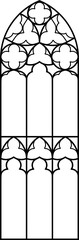 Fototapeta premium Gothic Tracery, Oberwesel, Germany, 35-20