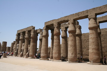 Fototapeta premium Ancient Egyptian Temple Complex at Luxor, Egypt
