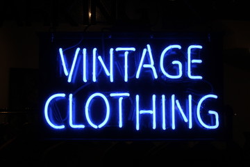 Vintage Clothing Sign