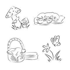 Coloring page objects