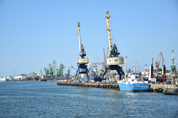 Baltic Sea, port of Lithuania