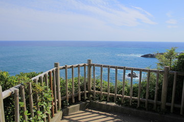 Obraz premium 足摺岬から見た太平洋