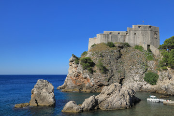 Fototapeta na wymiar Dubrovnik - Fort Lovrijenac
