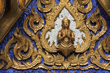 thai art on the wall