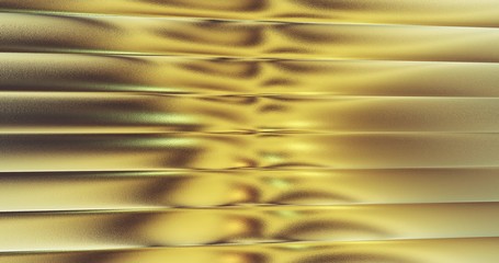 gold foil tiles texture background 3D rendering