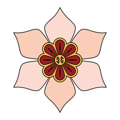 flower nature floral decoration cartoon