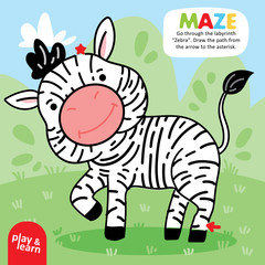 Logic Kid Maze Labyrinth Game Printable Template