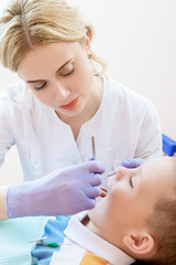 Fototapeta premium work of dentist