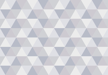 Triangular seamless pattern.Low poly geometric background. Gray and silver colors. Print design for textile, posters, flyers, T-shirts, wallpapers.Mosaic template made of triangles.Vector illustration