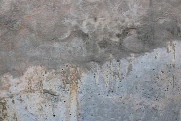 Old white brick wall, concrete background