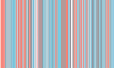 Coral color vertical stripes and lines. Vector seamless pattern. Repeating texture in pastel colors for background, poster, postcard, card, banner, cover, textile, interior design, polygraphy, brochur