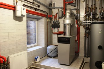 interior of modern kitchen