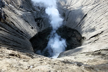 Mount Bromo, an active volcano on Java island, "Bromo Tengger Semeru National Park", Indonesia;