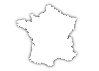 map of france