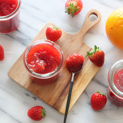 いちごとオレンジのジャム