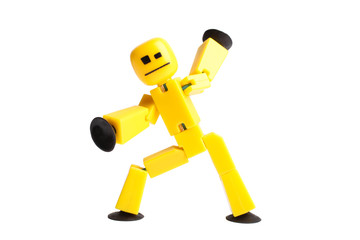 Figurine of yellow man
