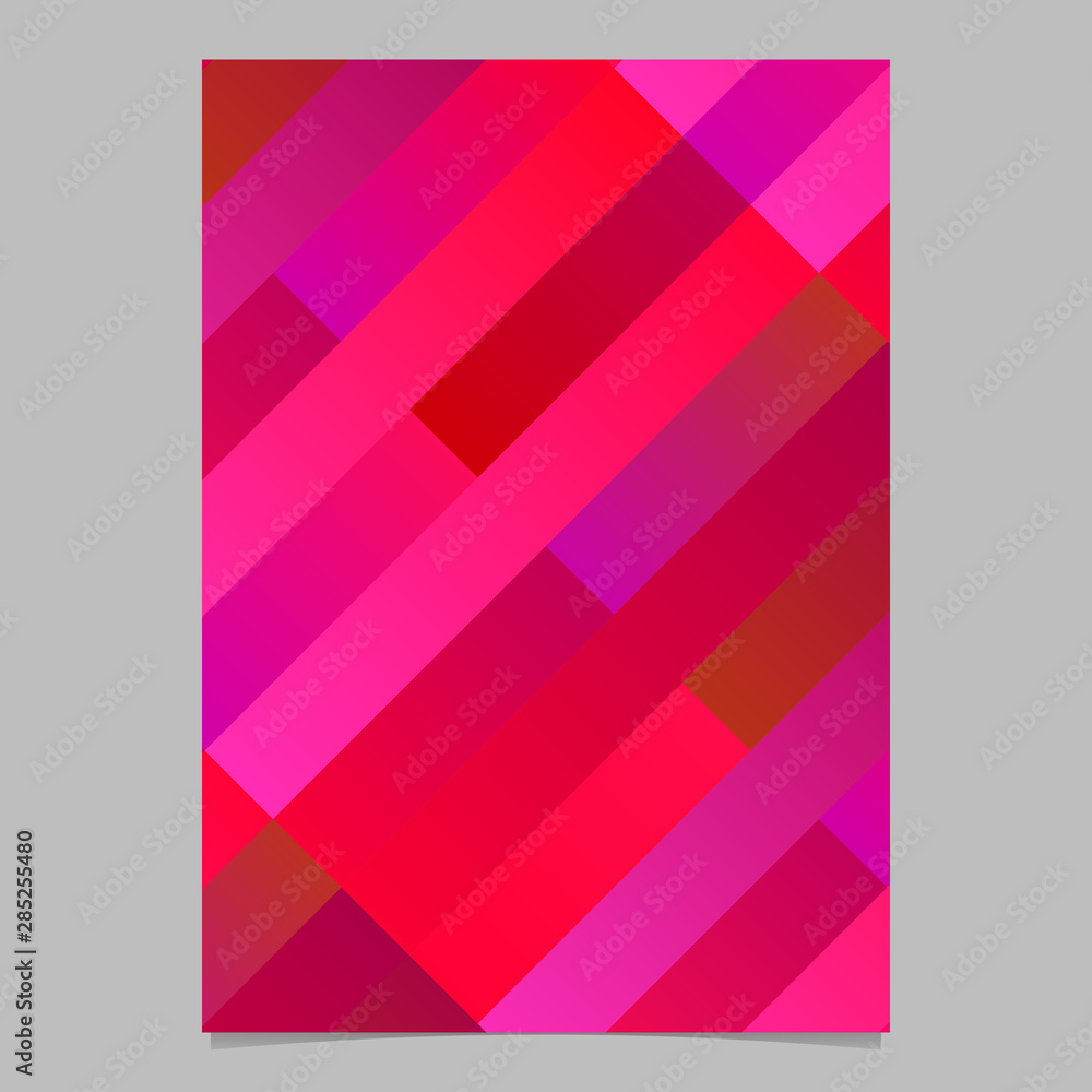Poster gradient colorful stripe flyer background template - abstract vector page