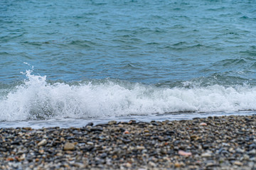 Rodia Beach in Messina - View of the Aeolian islands in Messina