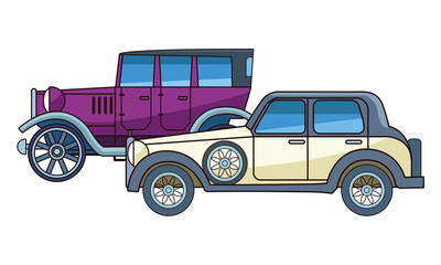 Vintage and classic cars vehicles