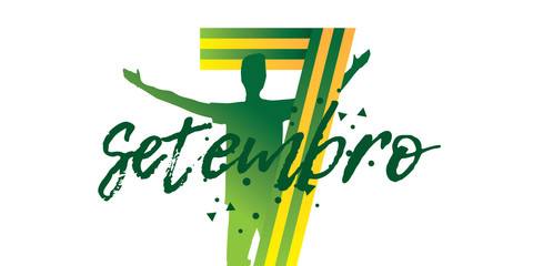 Brazilian Independence Day Logo saying 