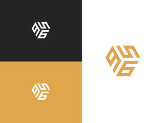 Combination number, stylish vector emblem for design