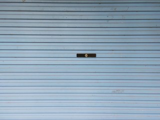 Old metal roll doors that closed the plant 