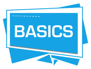 Basics Blue Squares Triangles Text 