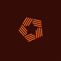 Star logo element vector emblem modern design