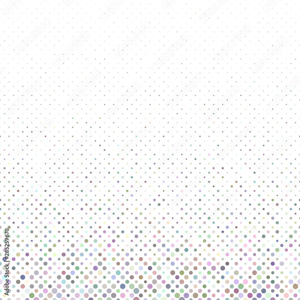 Aufkleber colorful abstract repeating dot pattern - vector winter background graphic design from circles