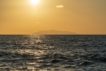 Rodia Beach in Messina - View of the Aeolian islands in Messina