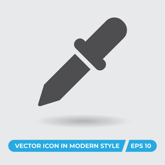 Eyedropper vector icon, simple sign for web site and mobile app.