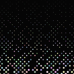 Colorful geometrical dot pattern background - graphic design with small dots